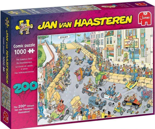 Jan van Haasteren - The Soapbox Race - 1000 Piece Jigsaw Puzzle