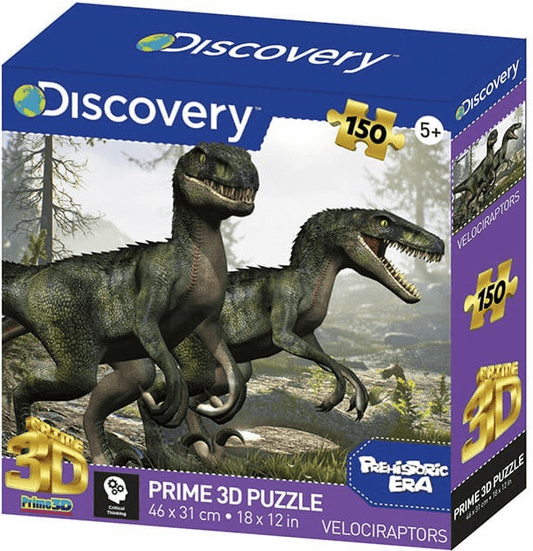 Kidicraft - Velociraptors - Discovery - 150 Piece Jigsaw Puzzle
