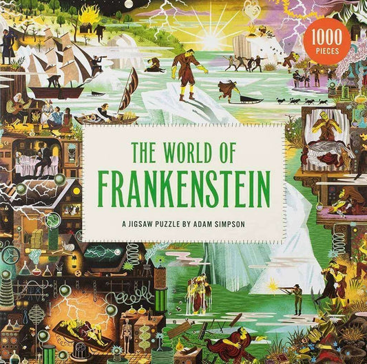 Laurence King - The World of Frankenstein - 1000 Piece Jigsaw Puzzle