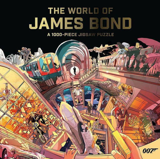 Laurence King - The World of James Bond - 1000 Piece Jigsaw Puzzle