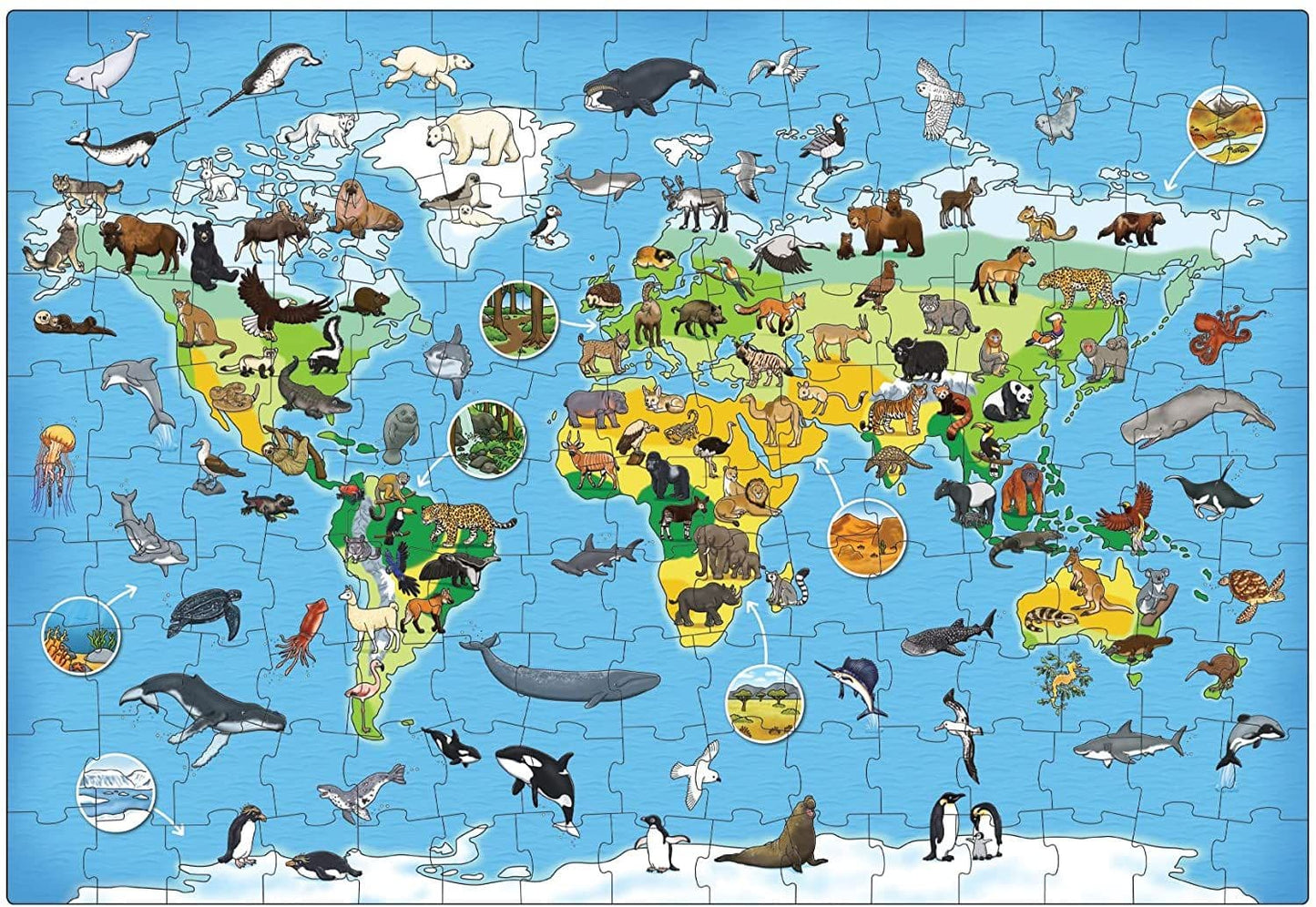 Orchard Toys - Animal World - 150 Piece Jigsaw Puzzle