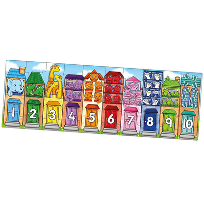 Orchard Toys - Number Street 20 Pieces