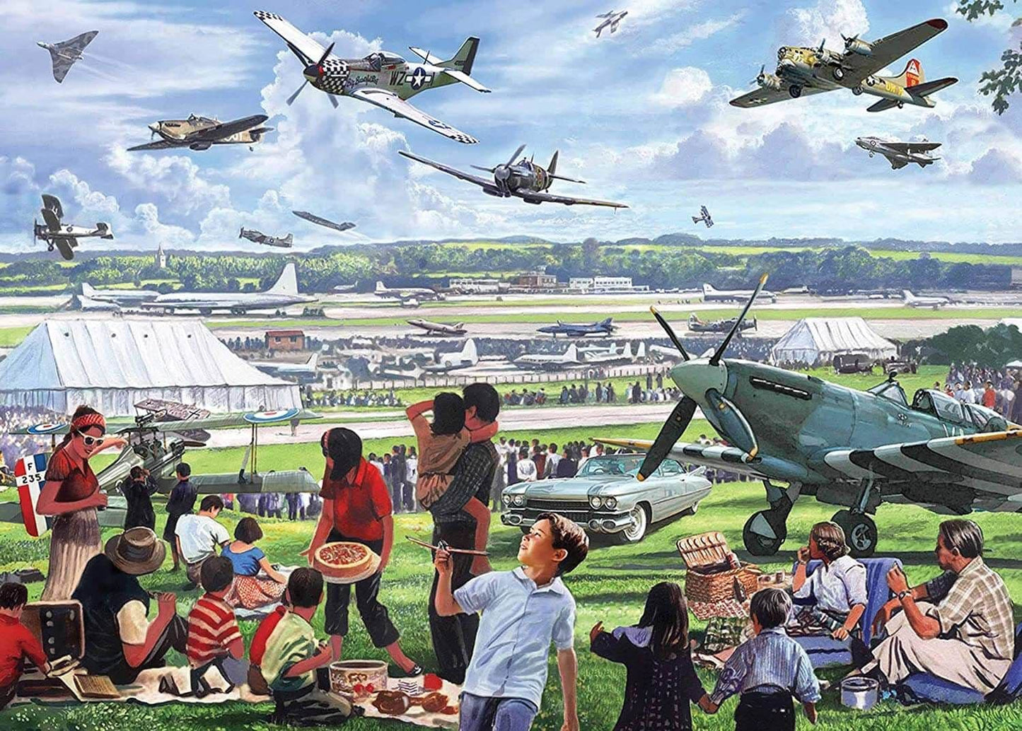 Otter House - Air Show - 1000 Piece Jigsaw Puzzle