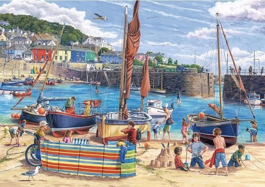 Otter House - Harbour Scene - 1000 Piece Jigsaw Puzzle