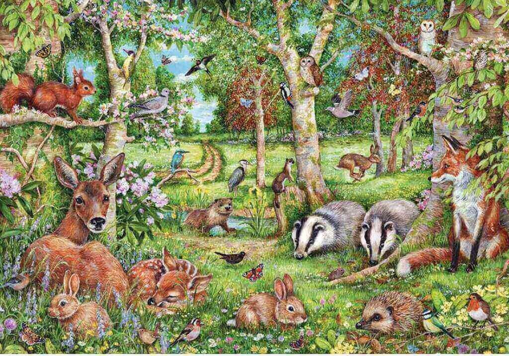 Otter House - Woodland Adventures - 500 Piece Jigsaw Puzzle