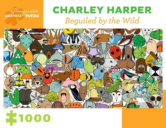 Pomegranate - Charley Harper - Beguiled by the Wild - 1000 Piece Jigsaw Puzzle