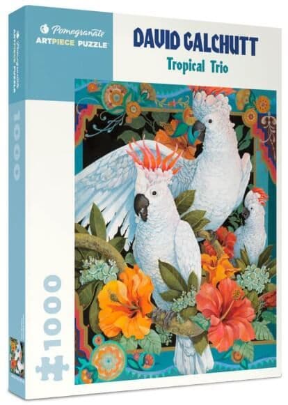 Pomegranate - David Galchutt - Tropical Trio - 1000 Piece Jigsaw Puzzle