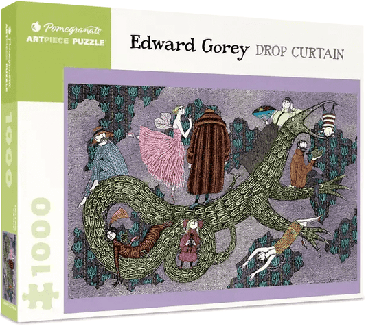 Pomegranate - Edward Gorey  Drop Curtain - 1000 Piece Jigsaw Puzzle