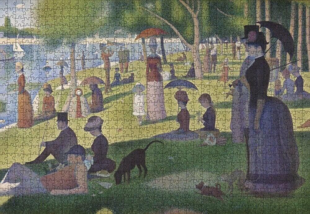 Pomegranate - Georges Seurat - A Sunday on La Grande Jatte - 1000 Piece Jigsaw Puzzle