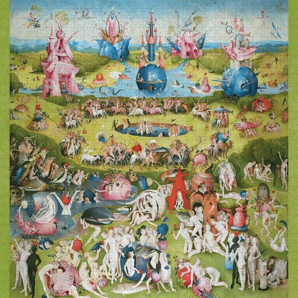 Pomegranate - Hieronymus Bosch Garden Delights - 1000 Piece Jigsaw Puzzle