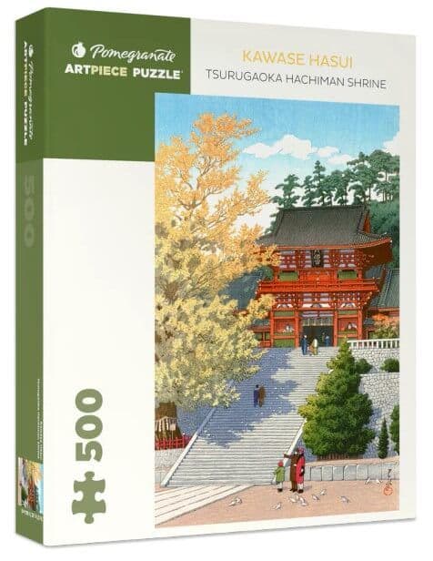 Pomegranate - Kawase Hasui - Tsurugaoka Hachiman Shrine - 500 Piece Jigsaw Puzzle