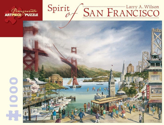 Pomegranate - Larry A Wilson - Spirit of San Francisco - 1000 Piece Jigsaw Puzzle