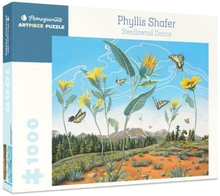 Pomegranate - Phyllis Shafer - Swallowtail Dance - 1000 Piece Jigsaw Puzzle