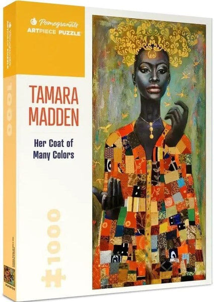Pomegranate 1000-Piece Jigsaw Puzzle - Tamara Madden "Her Coat Of Many Colors" Art Puzzle, Premium Quality