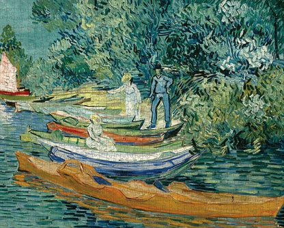 Pomegranate - Van Gogh - Bank of the Oise at Auvers - 1000 Piece Jigsaw Puzzle