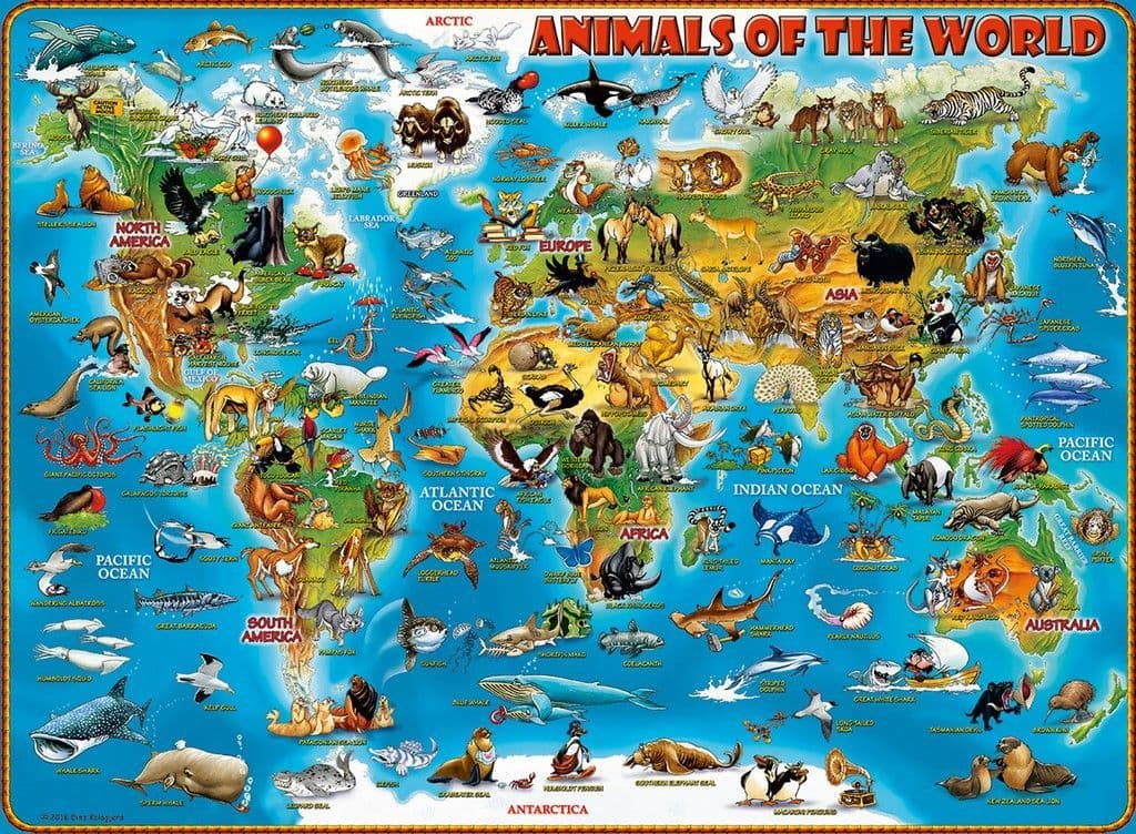 Ravensburger - Animals of the World - 300XXL Piece Jigsaw Puzzle