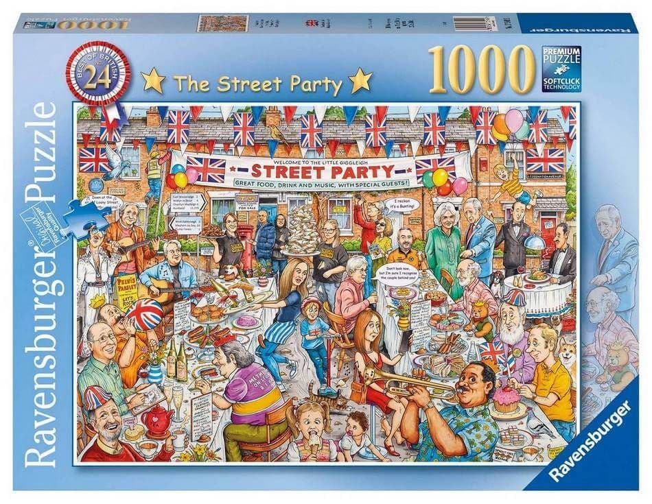 Ravensburger - Best of British No 24 - Street Party - 1000 Piece Jigsaw Puzzle