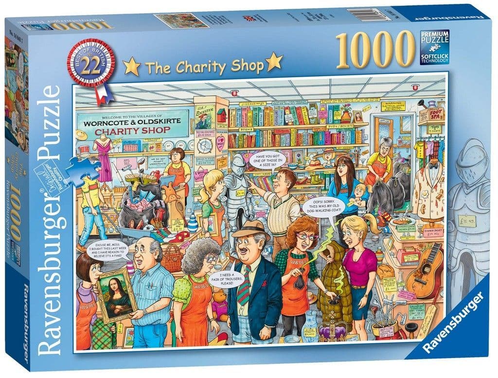 Ravensburger - Best of British No 22 - The Charity Shop - 1000 Piece Jigsaw Puzzle