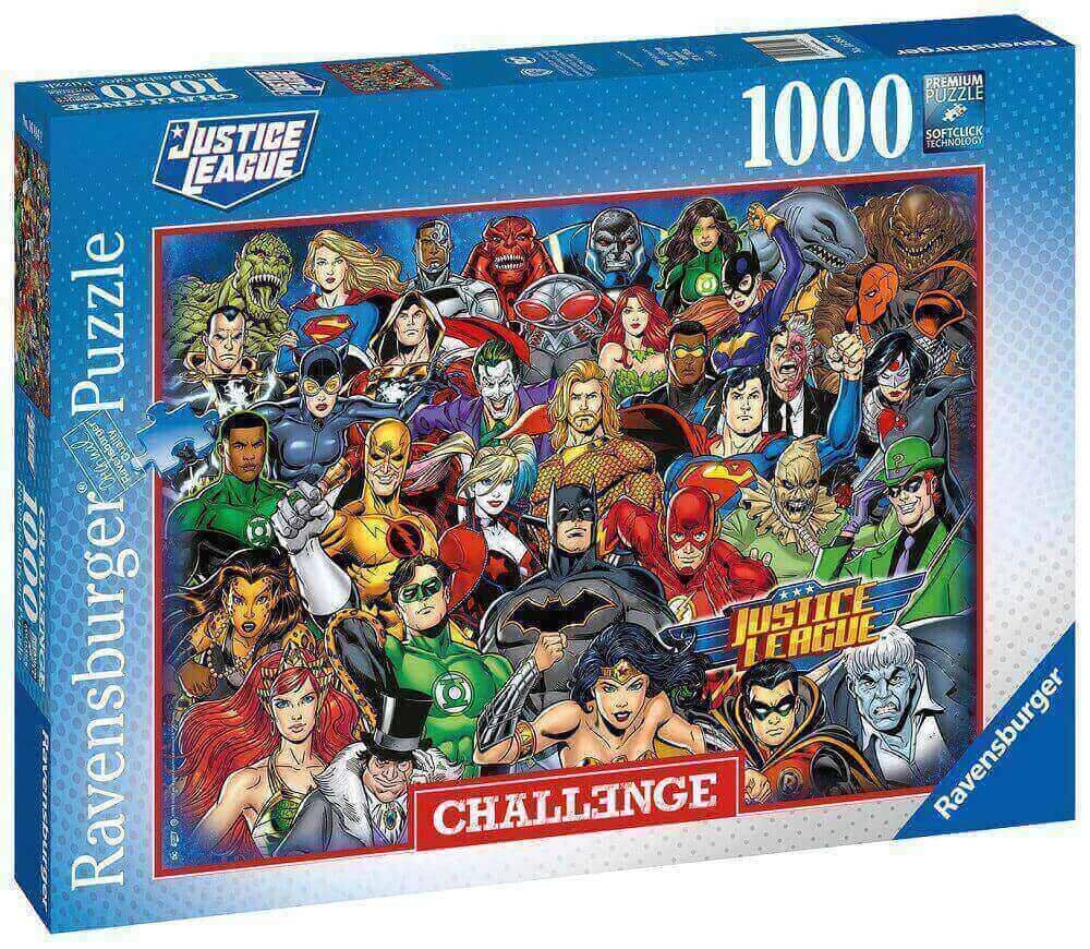 Ravensburger - Challenge - DC Comics - Justice League - 1000 Piece Jigsaw Puzzle