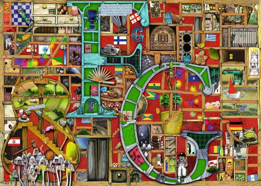 Ravensburger - Colin Thompson - Awesome Alphabet F & G 1000 Piece Jigsaw Puzzle