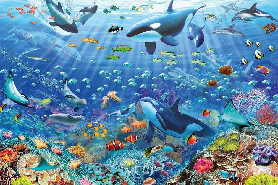 4000 piece Jigsaw - Pink Water