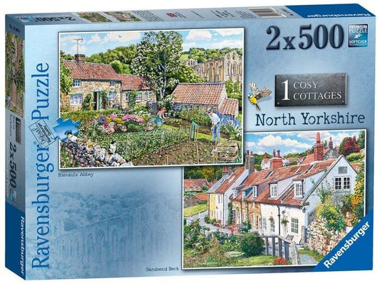 Ravensburger - Cosy Cottages - North Yorkshire - 2 x 500 Piece Jigsaw Puzzle