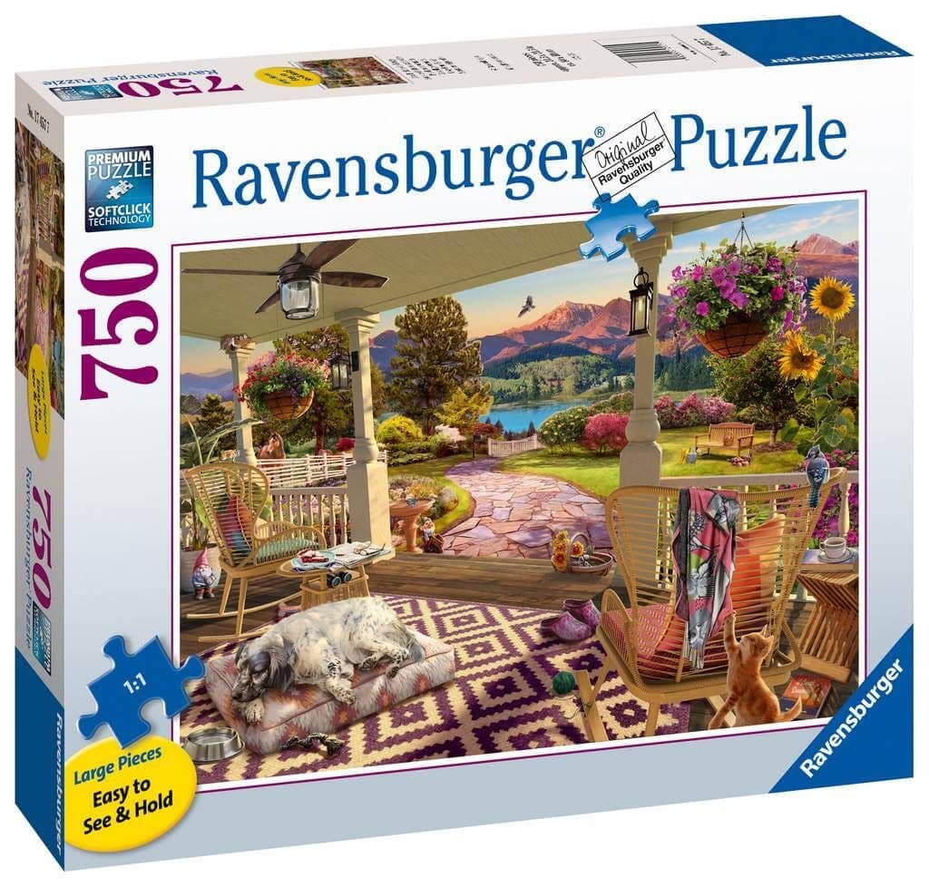 Ravensburger - Cozy Front Porch Views - 750 Piece Jigsaw Puzzle
