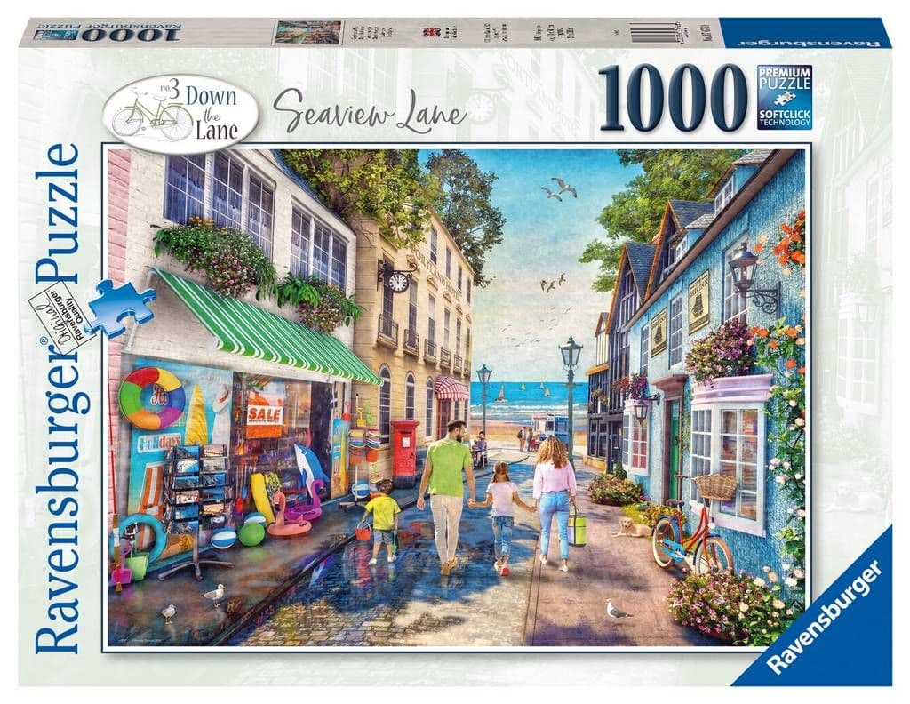 Ravensburger - Down the Lane No 3 Seaview Lane - 1000 Piece Jigsaw Puzzle