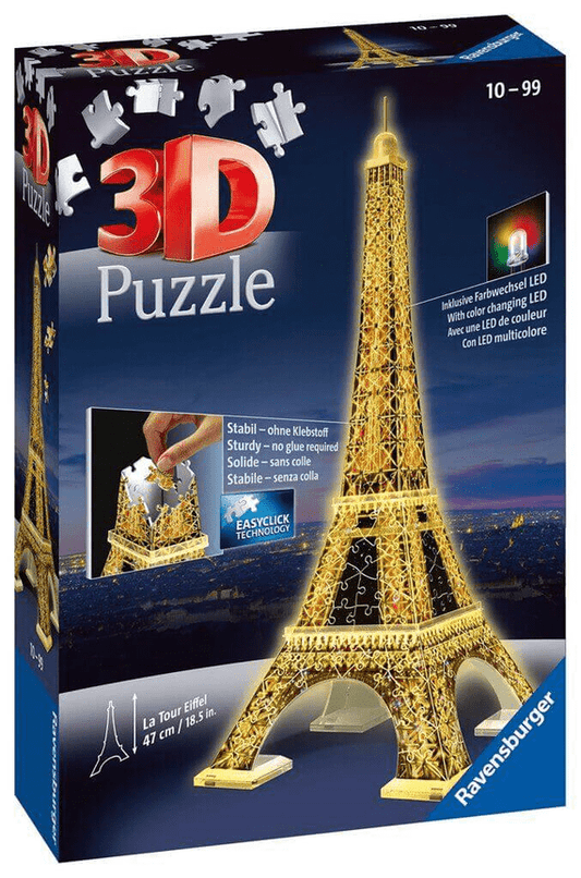 Ravensburger - Eiffel Tower by Night 3D Jigsaw Jigsaw Puzzle