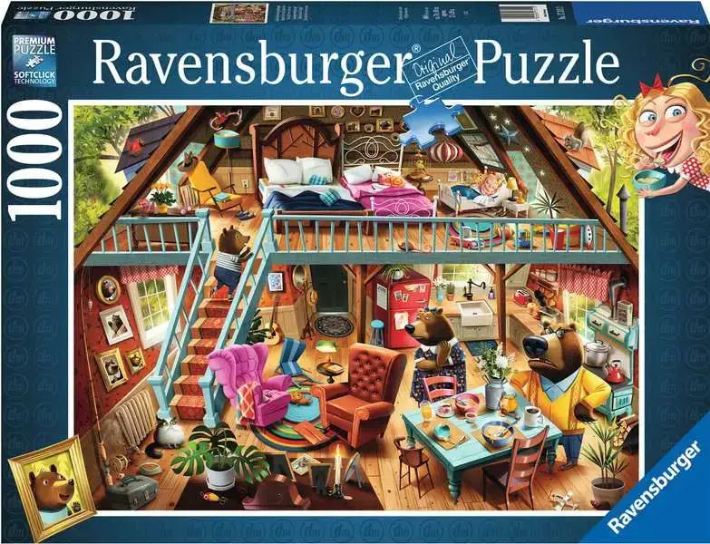 Ravensburger - Goldilocks Gets Caught! - 1000 Piece Jigsaw Puzzle