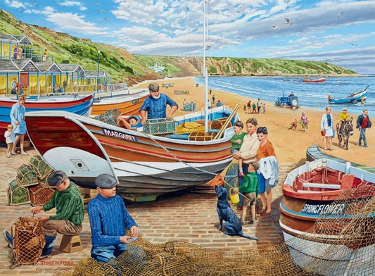 Ravensburger - Happy Days at Work - The Fisherman - 500 Piece Jigsaw Puzzle