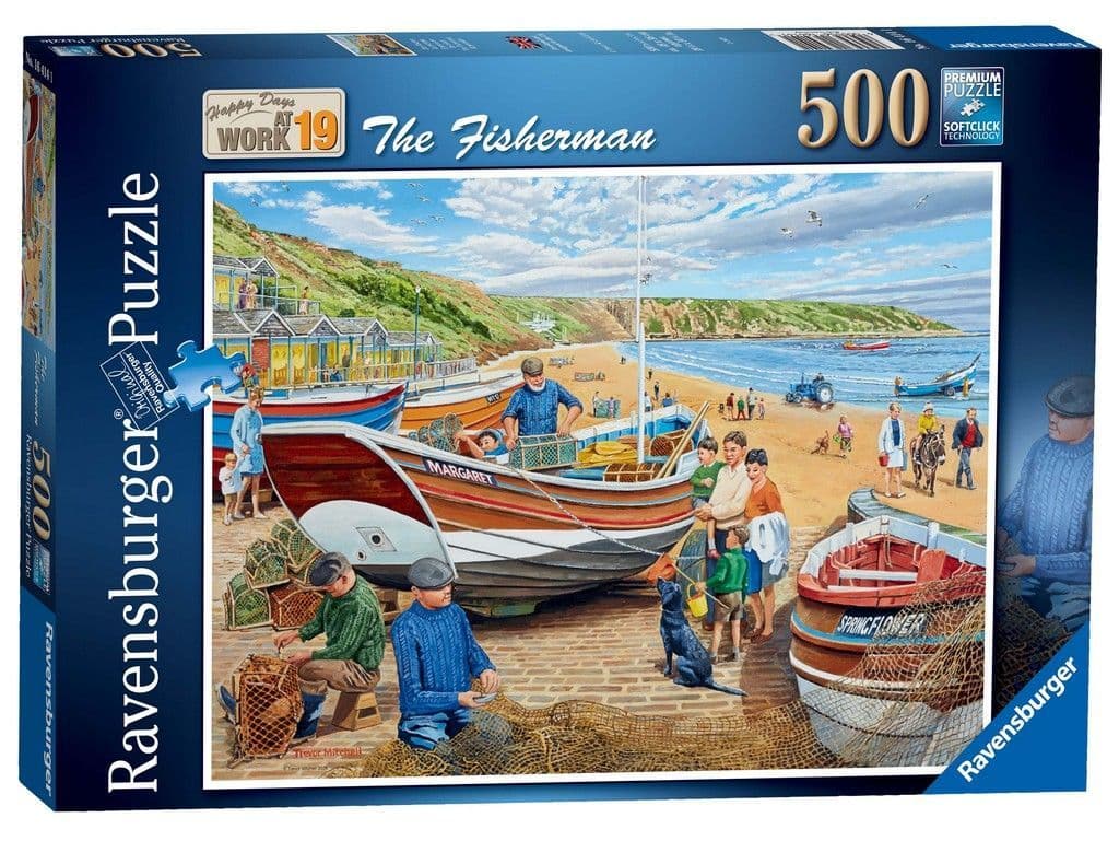 Ravensburger - Happy Days at Work - The Fisherman - 500 Piece Jigsaw Puzzle