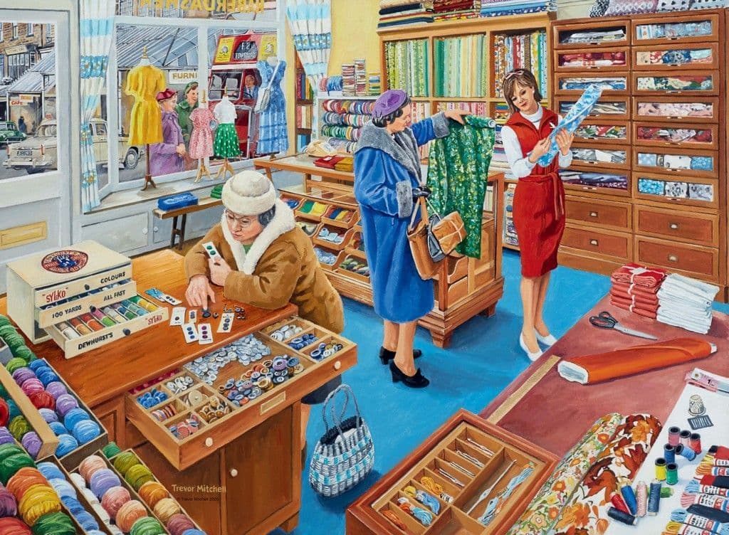 Ravensburger - Happy Days at Work - The Haberdasher - 500 Piece Jigsaw Puzzle