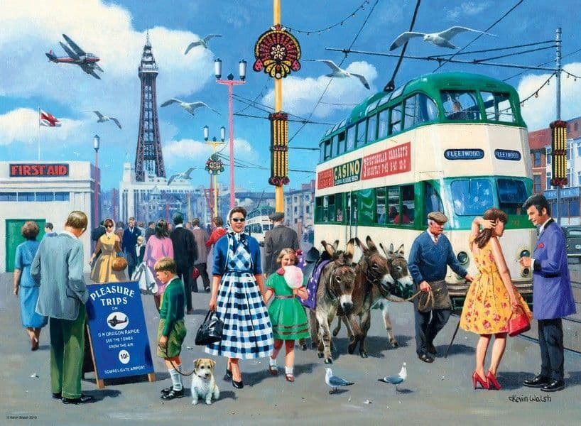 Ravensburger - Happy Days No 1 - Look North 4 x 500 Piece Jigsaw Puzzle