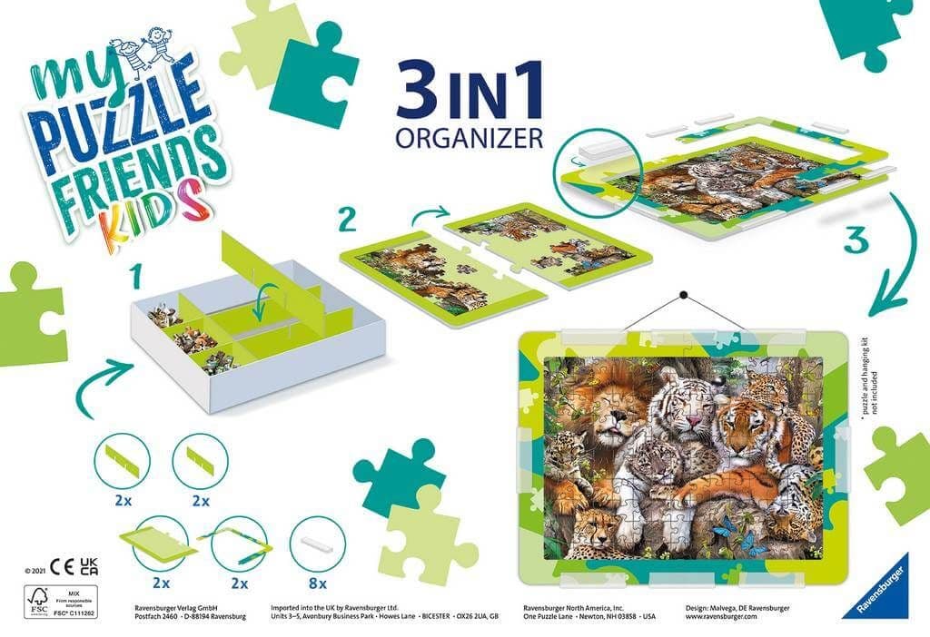 Ravensburger - My Puzzle Friends Kids 3 in 1 Organiser