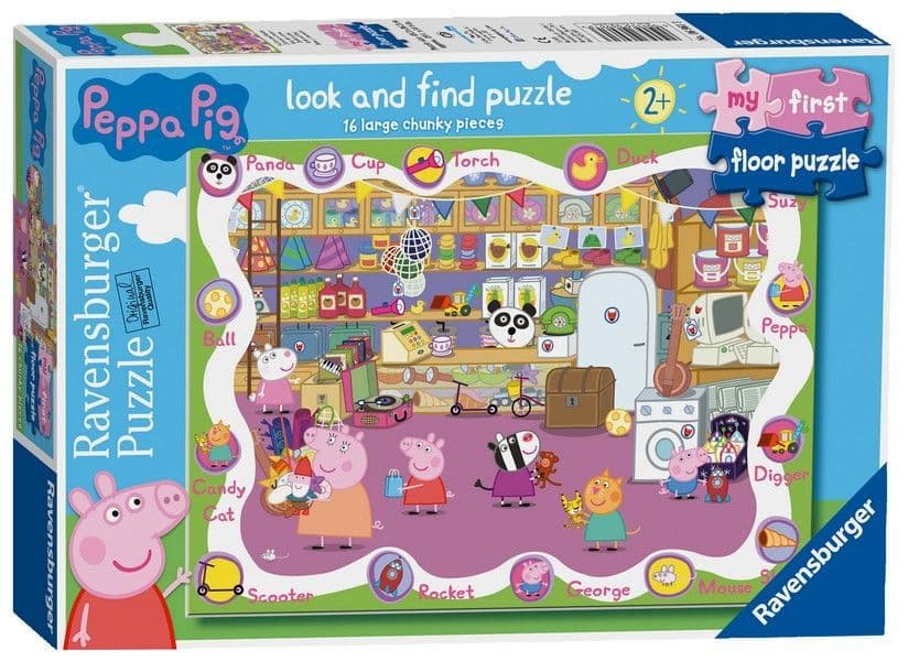 Ravensburger - Peppa Pig Look and Find - 16 Piece Jigsaw Puzzle