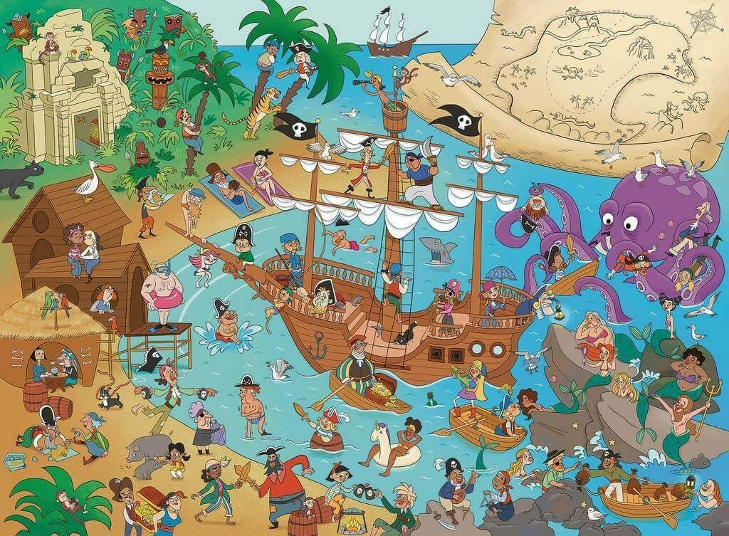 Ravensburger - Pirate Island - 150XXL Piece Jigsaw Puzzle