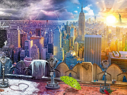 Ravensburger - Seasons of New York - 1500 Piece Jigsaw Puzzle