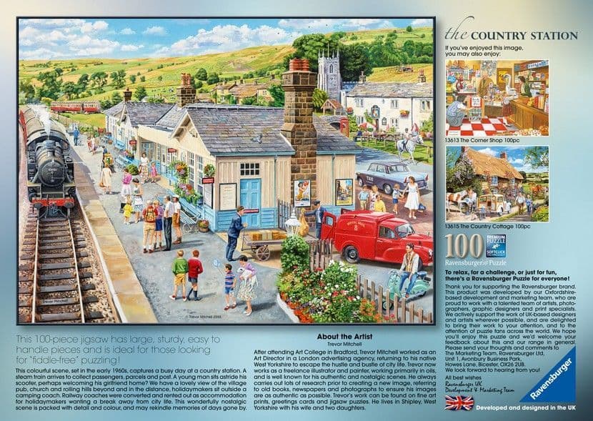 Ravensburger - The Country Station - 100XXL Piece Jigsaw Puzzle