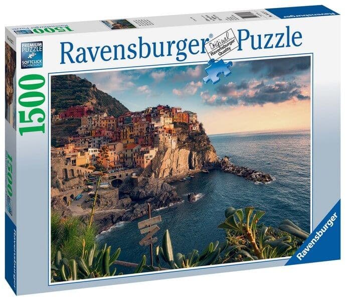 Ravensburger - View of Cinque Terre Italy - 1500 Piece Jigsaw Puzzle