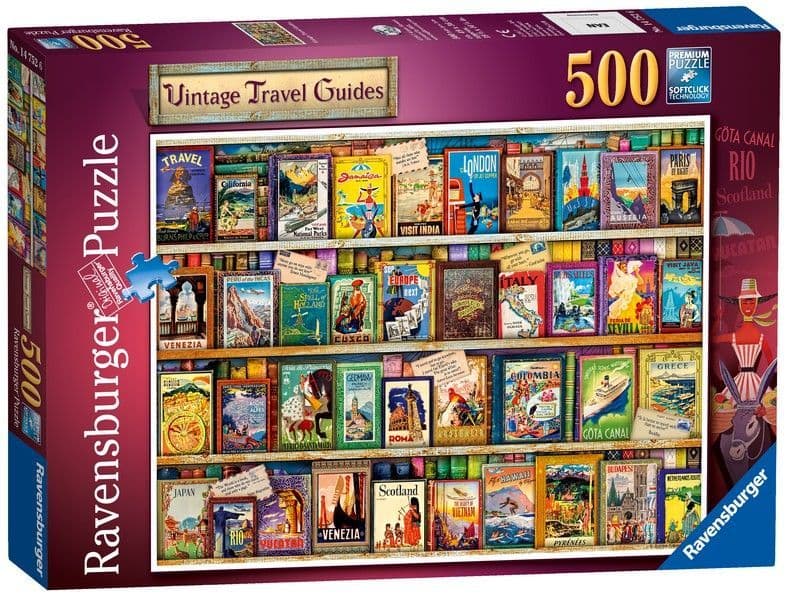 Ravensburger - Vintage Travel - 500 Piece Jigsaw Puzzle