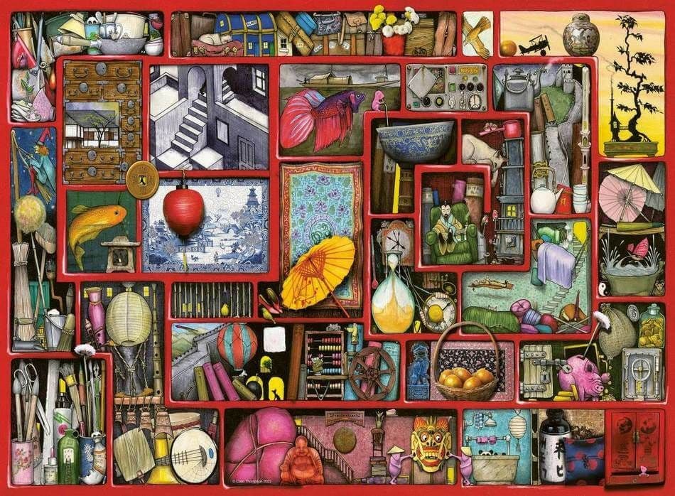 Ravensburger - Wonderful World of Colin Thompson - 4 x 500 Piece Jigsaw Puzzle