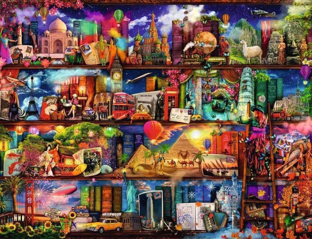 Ravensburger - World of Books - 2000 Piece Jigsaw Puzzle