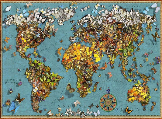 Ravensburger - World of Butterflies - 500 Piece Jigsaw Puzzle