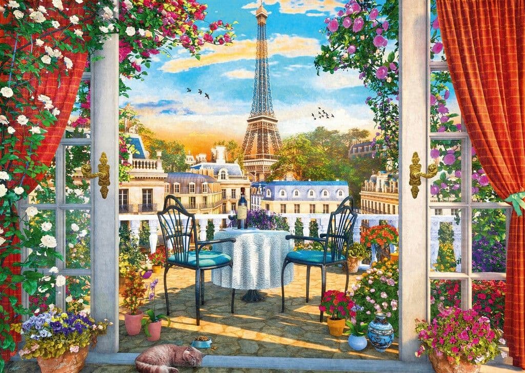 Schmidt - A Terrace in Paris - 1000 Piece Jigsaw Puzzle