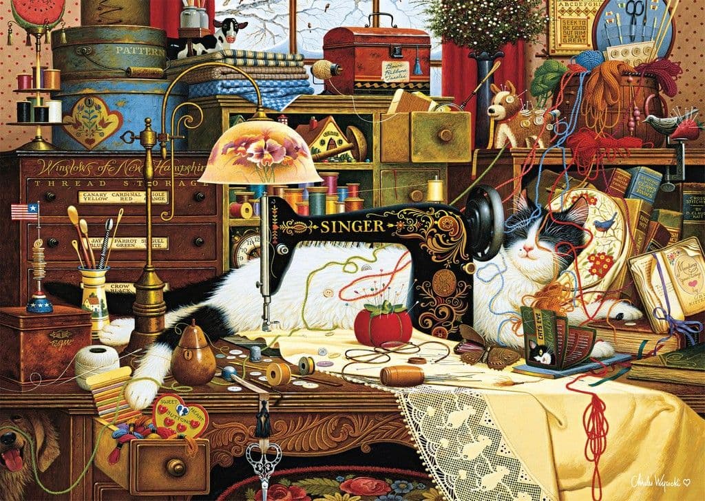 Schmidt - Charles Wysocki - Maggic the Messmaker - 1000 Piece Jigsaw Puzzle