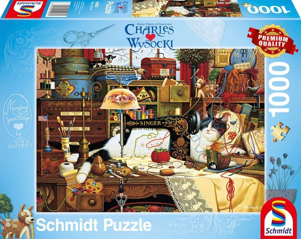 Schmidt - Charles Wysocki - Maggic the Messmaker - 1000 Piece Jigsaw Puzzle