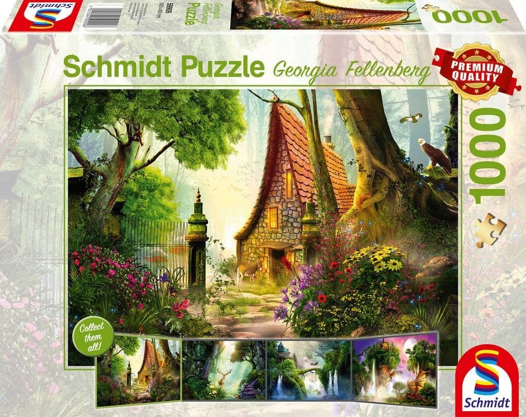 Schmidt - Georgia Fellenberg - House in the Glade - 1000 Piece Jigsaw Puzzle