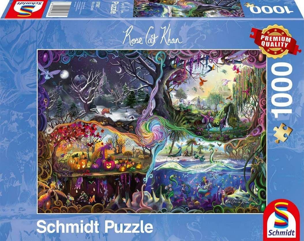 Schmidt - Rose Cat Khan - Portal of the Four Realms - 1000 Piece Jigsaw Puzzle