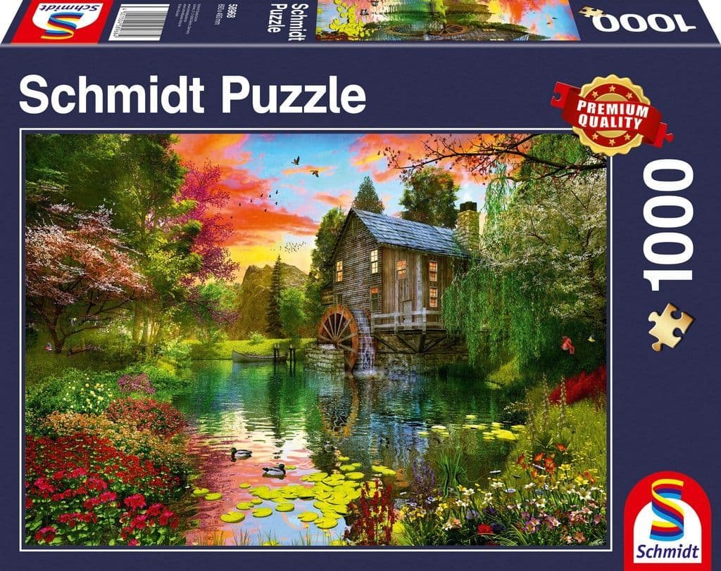 Schmidt - The Watermill - 1000 Piece Jigsaw Puzzle